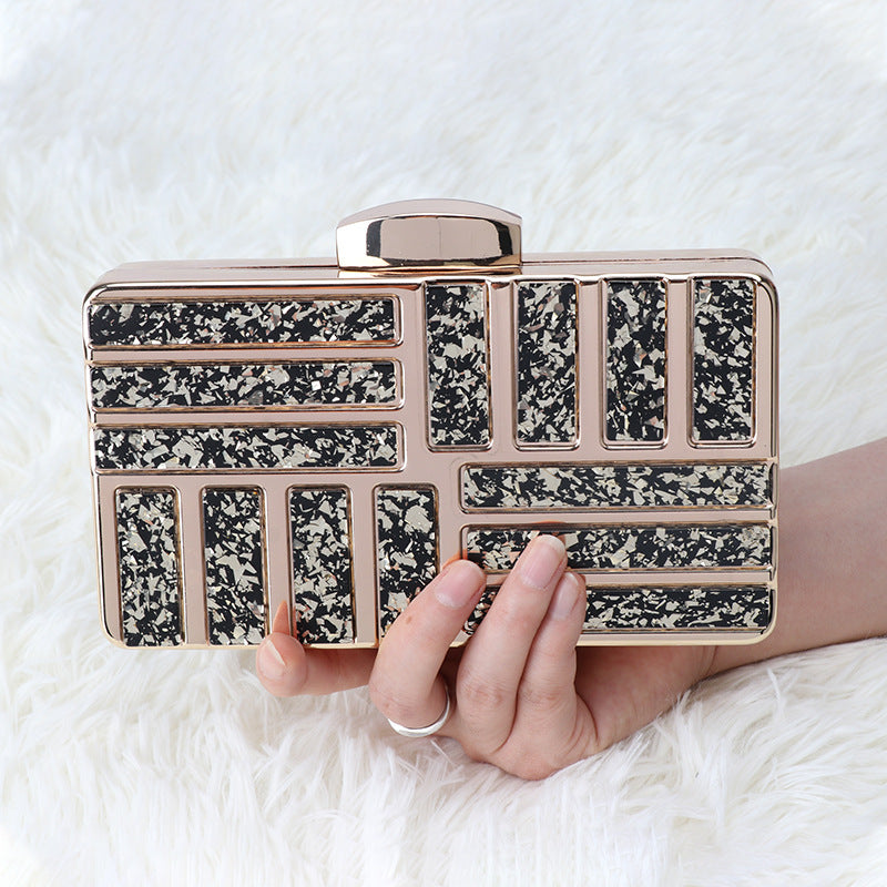 Women's Clutch Acrylic Simple Chain Bridal Dress Evening Bags