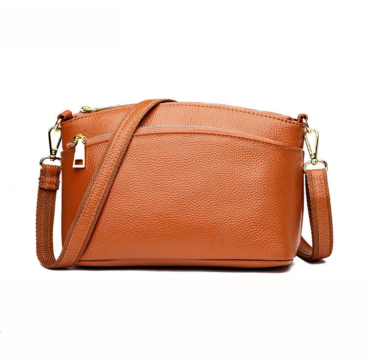 Women's New Genuine Leather Mom Layer Shoulder Bags