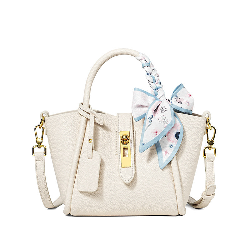Women's High-grade Cowhide Genuine Leather Vegetable Basket Bags