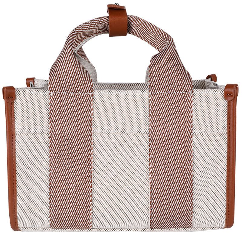 Women's Spring Fashion Korean Vintage Canvas Large Handbags