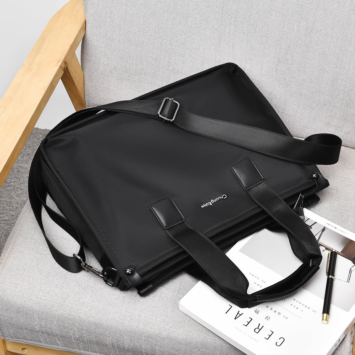 Men's Business Horizontal Oxford Cloth Large Capacity Bags