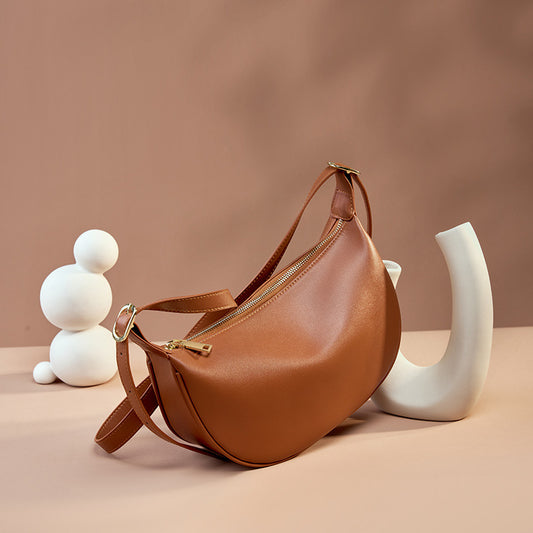 Women's Yan Underarm Cowhide Large Capacity Commuter Crossbody Bags