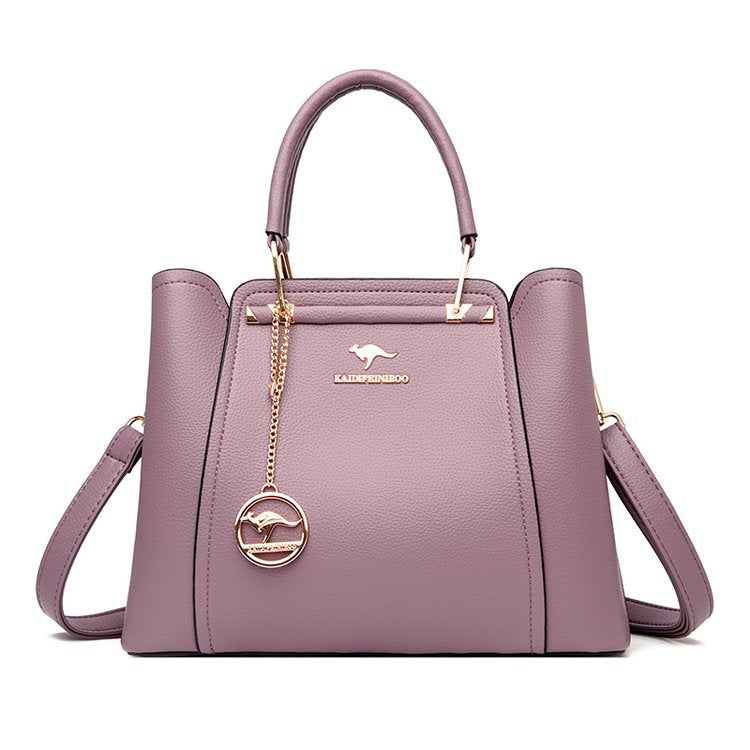 Women's Large Capacity Simple Texture Western Style Crossbody Bags