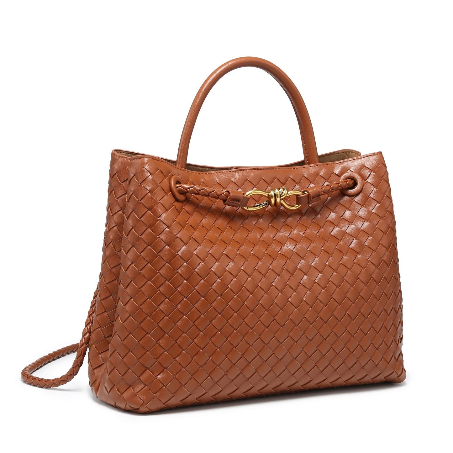 Handmade Woven Metal Butterfly Clasp Large Handbags
