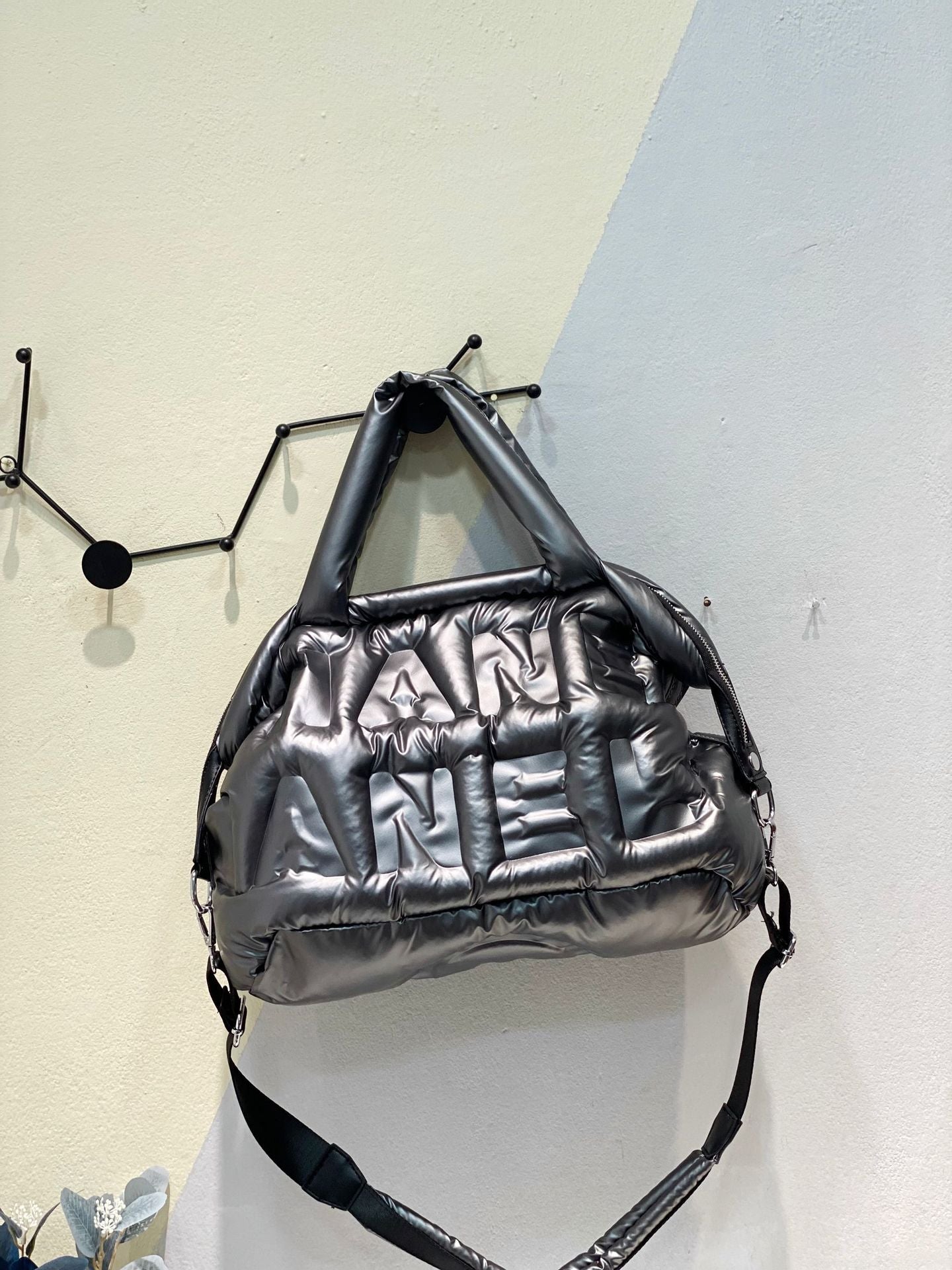 Women's Fashion Space Cotton Air Chamber Shoulder Bags