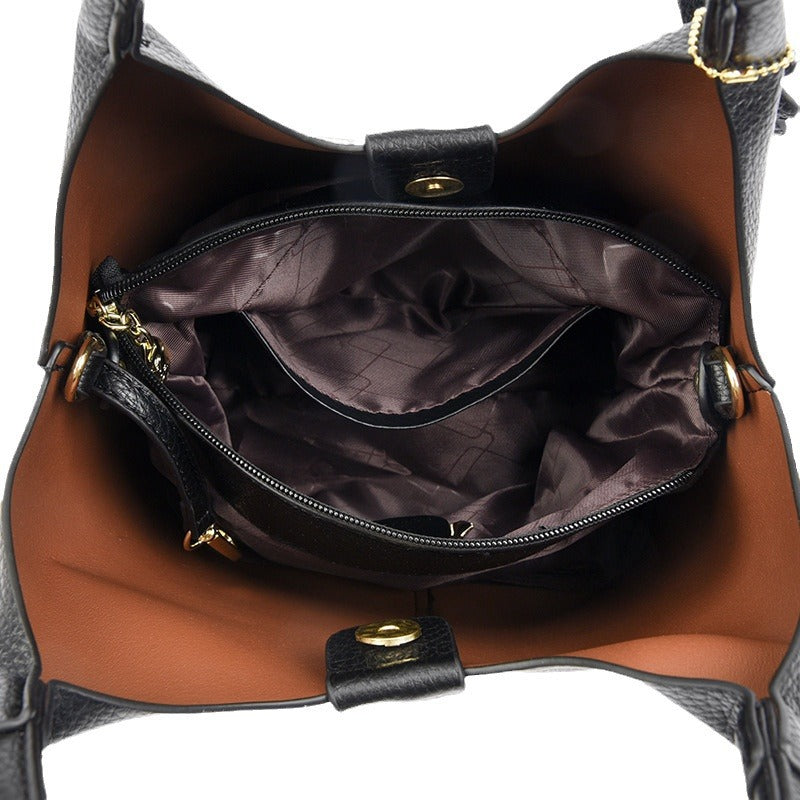 Carrying Vegetable Basket Leather Pattern High Goods Textured Handbags