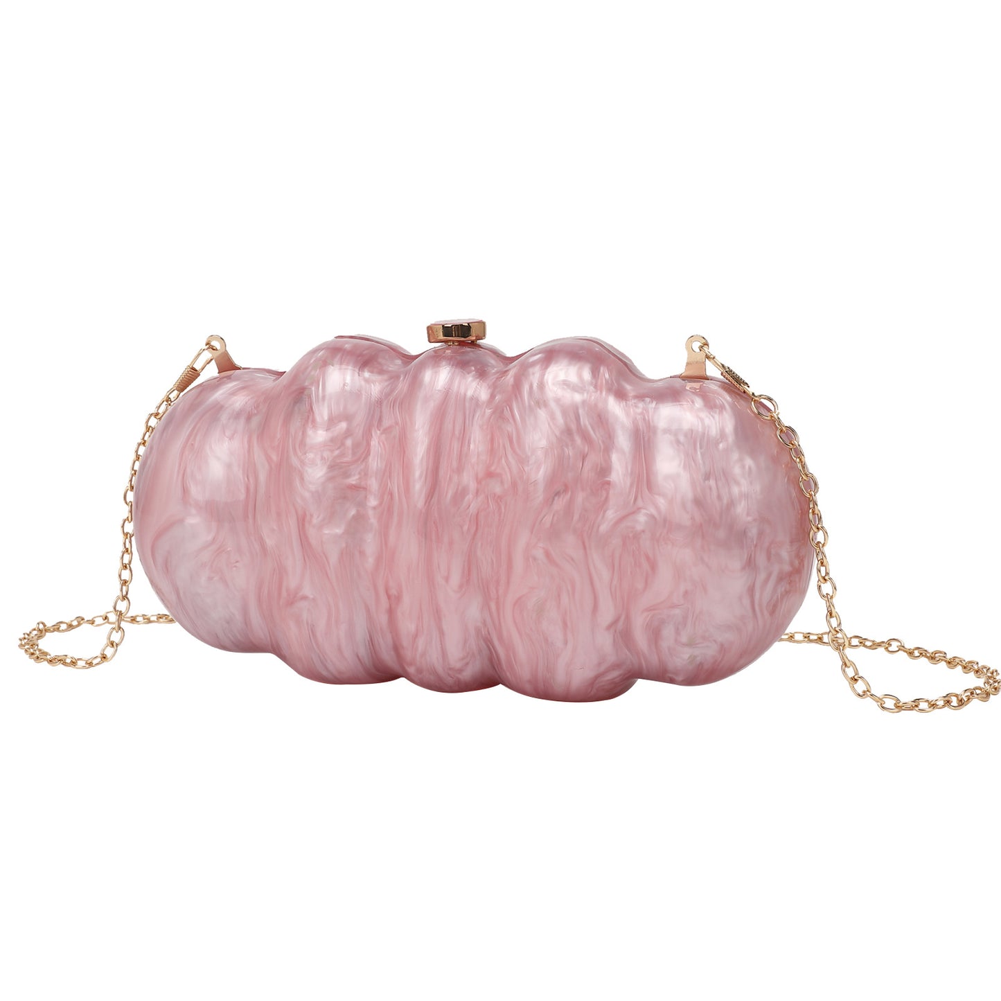 Dinner Clutch Romantic Aura Shell Caterpillar Evening Bags