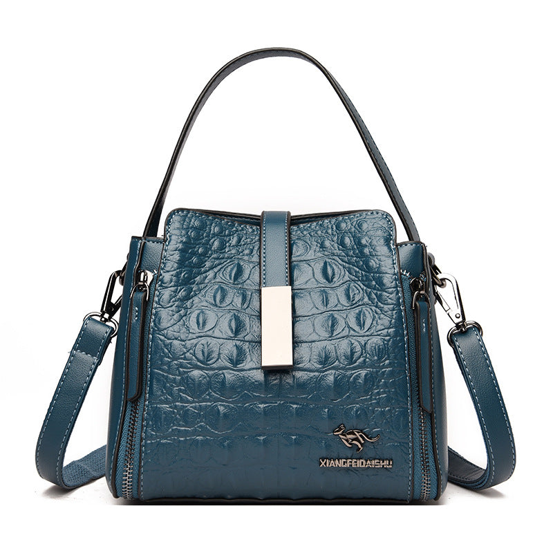 Women's Summer Crocodile Pattern Korean Style Trendy Handbags