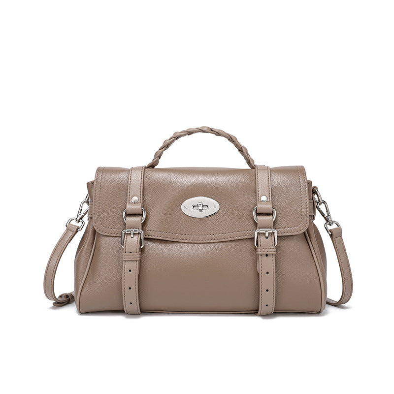 Women's Genuine Leather Advanced Natural Fall Pattern Crossbody Bags