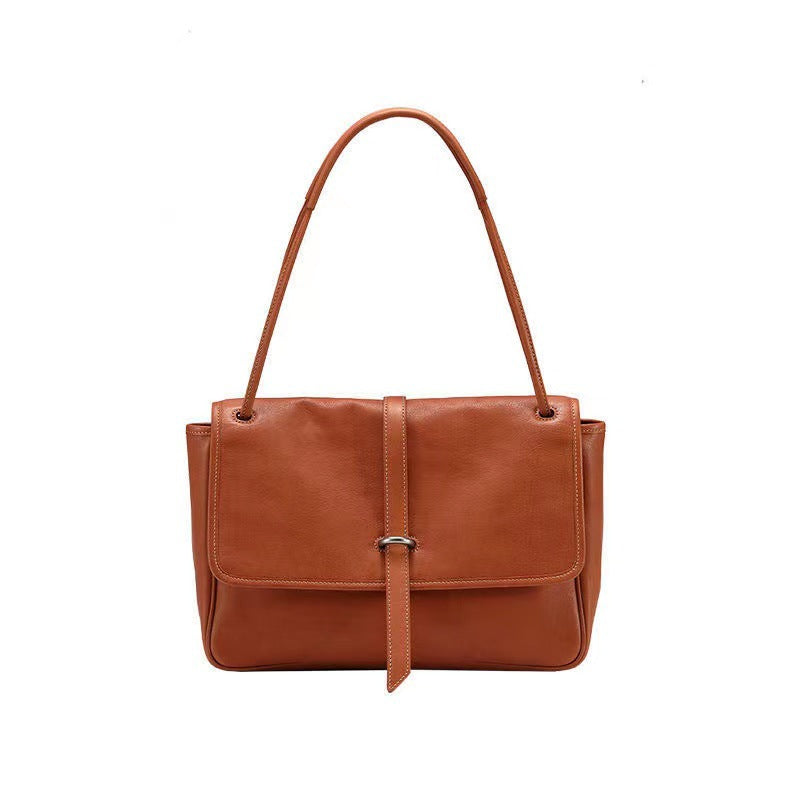 Women's Lazy Full Series Genuine Leather Large Bags