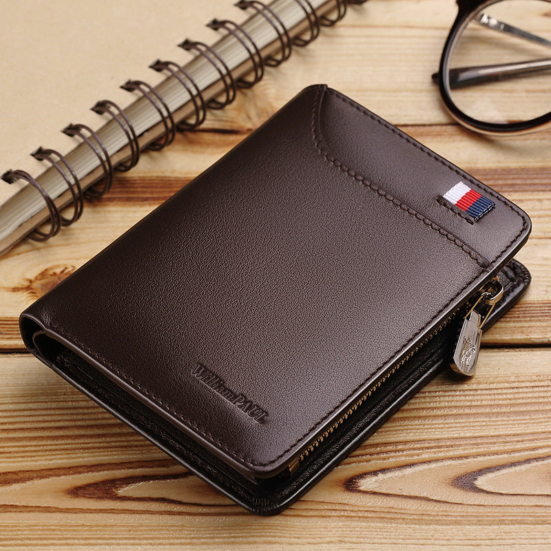 Men's Emperor Paul Short Genuine Leather First Men's Wallets
