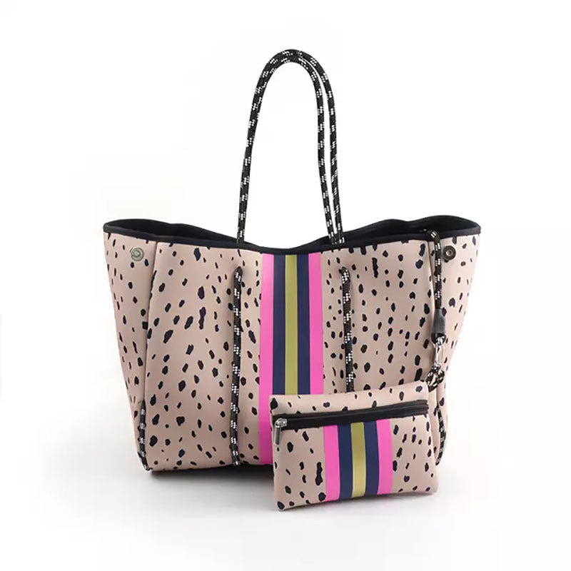 Neoprene Beach Printing Weekend Portable Seaside Handbags