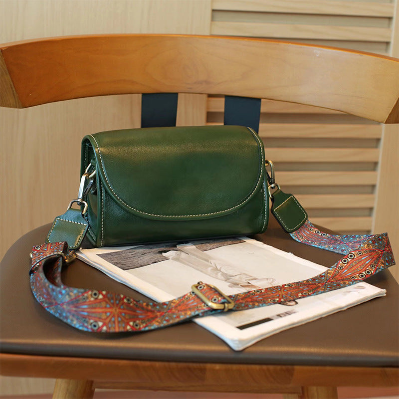 Women's Retro Genuine Leather High-grade Versatile Crossbody Bags