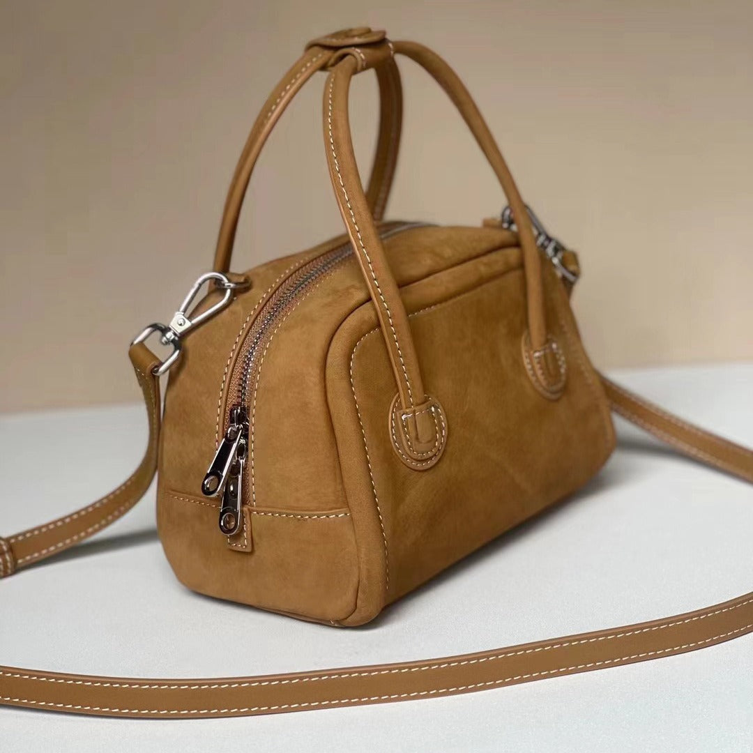 Women's Popular Fashion Genuine Leather Simple Handbags