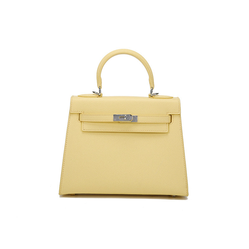 Women's Genuine Leather Second Generation Kelly Palm Print Handbags
