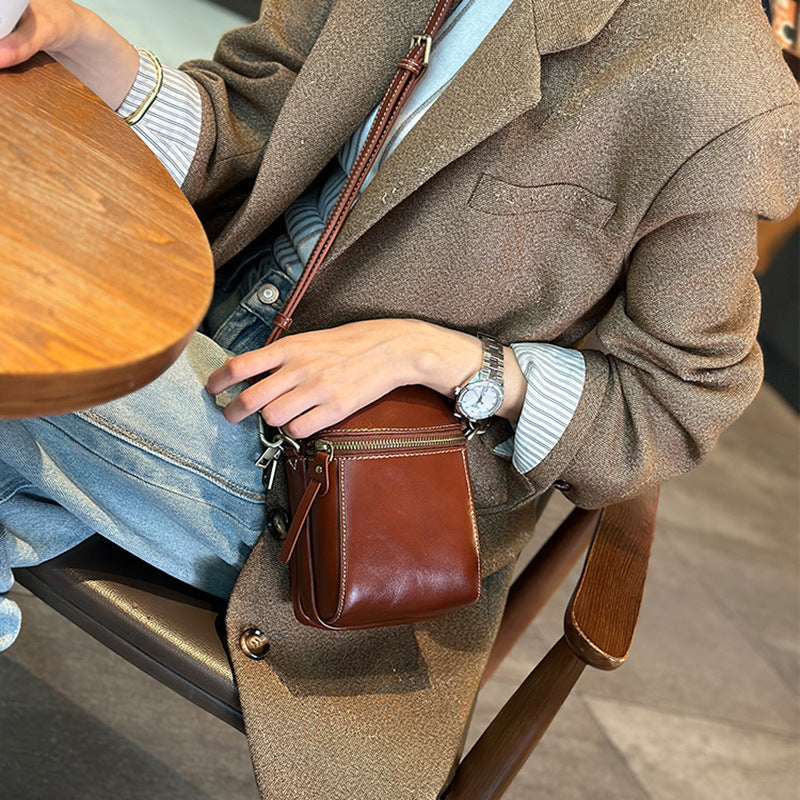 Women's & Men's Cool Popular Vertical Mini Niche Shoulder Bags