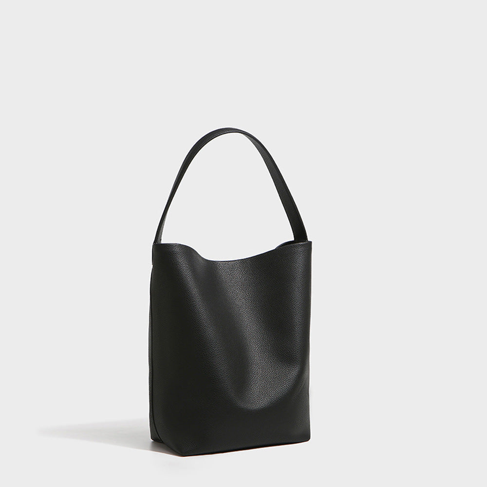 Women's Large Capacity Genuine Leather Underarm Portable Shoulder Bags
