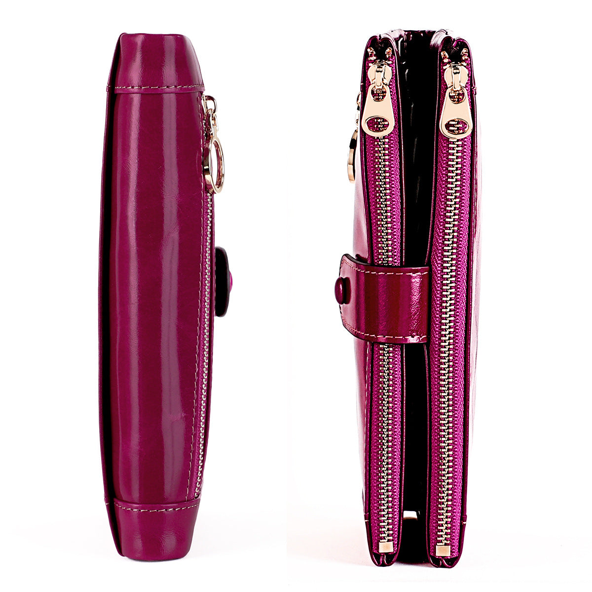 Women's Korean Fashion Mobile Clutch Swiping Long Ladies Wallets