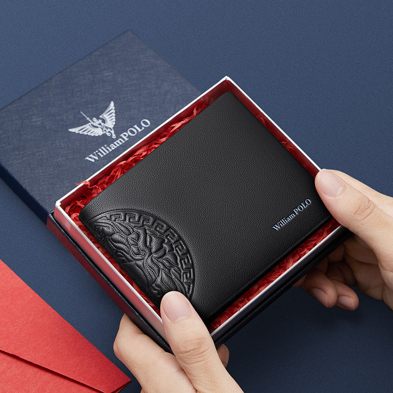 Men's Emperor Paul High-grade Leather Short First Men's Wallets