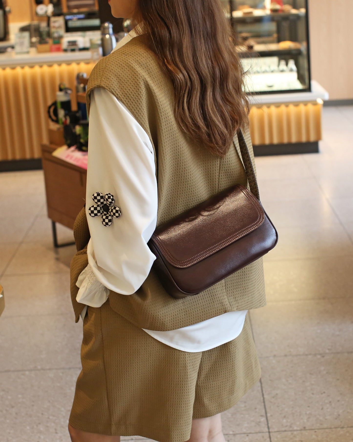 Women's High Texture Fashion Genuine Leather Retro Shoulder Bags