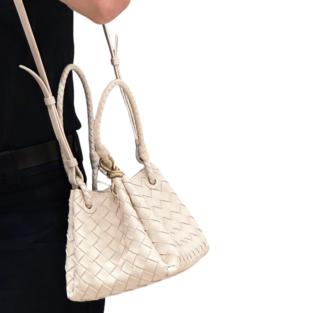 Parachute Woven Vegetable Basket Metal Cord Handbags