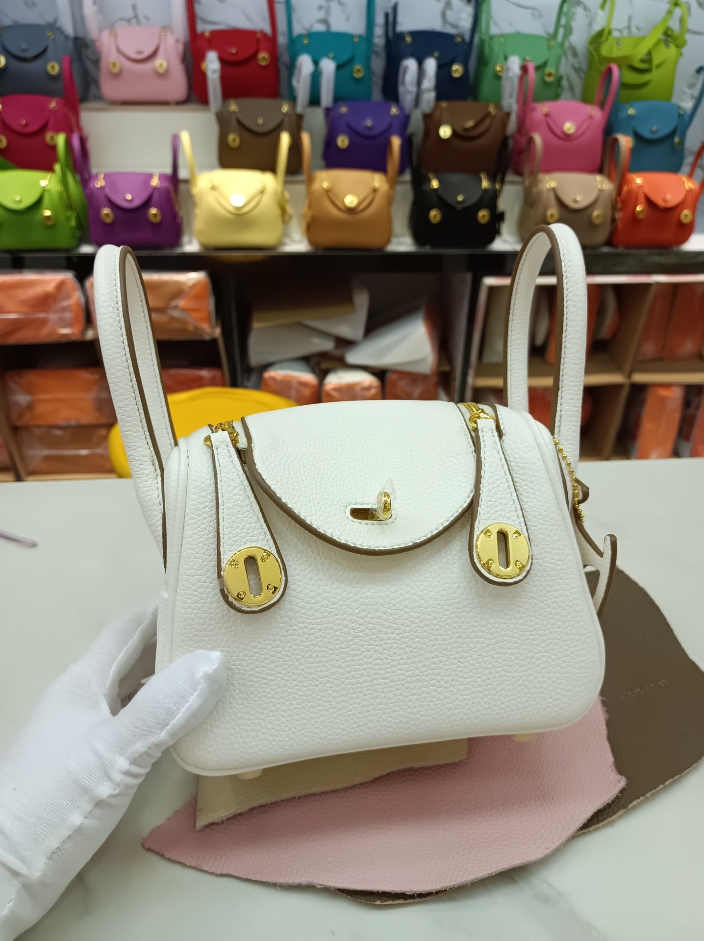 Women's Lindy Simple Fashion Mini Genuine Leather Shoulder Bags