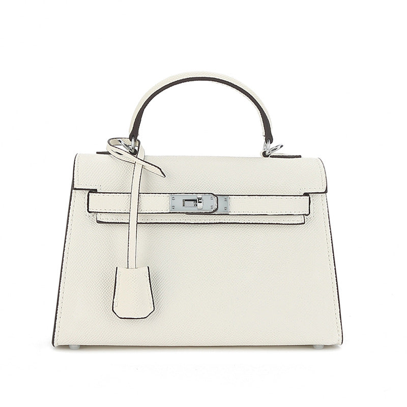 Sier Hardware Palm Pattern Second Generation Kai Mini Shoulder Bags