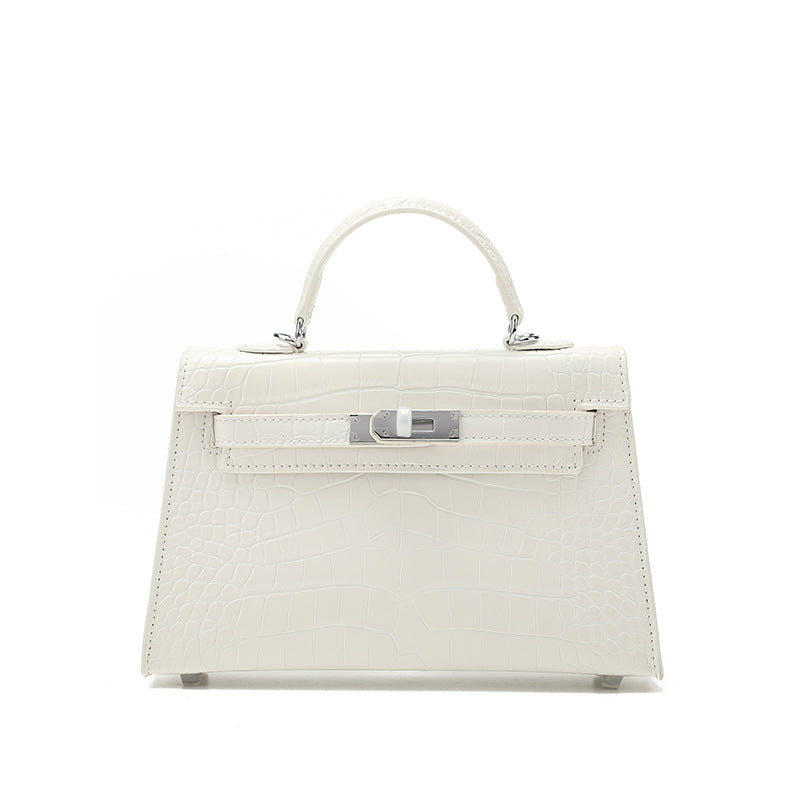 Women's Crocodile Pattern High-grade Fashion Stone Handbags