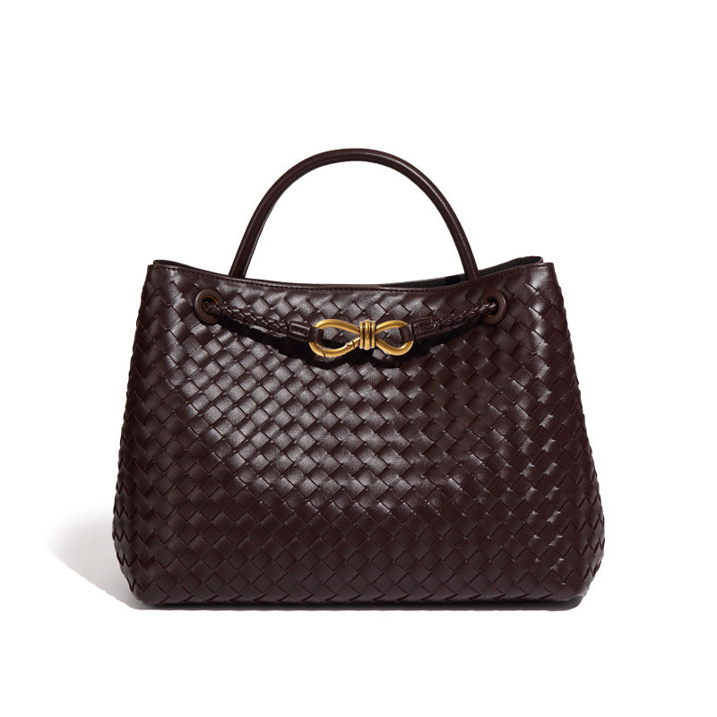 Women's Retro Large Capacity For Hand-woven Fashion Handbags