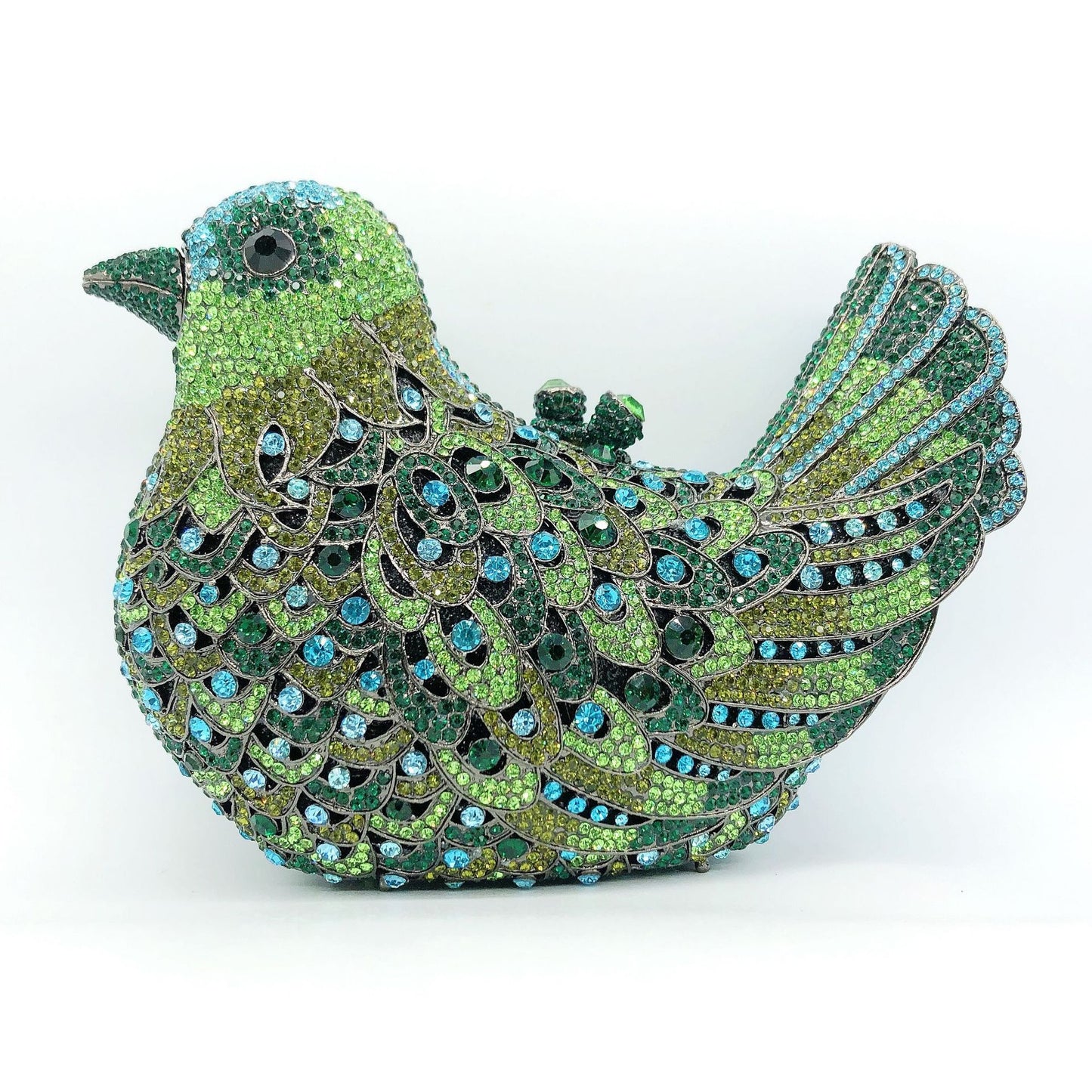 Women's Peace Dove Animal Gem Diamond Banquet Rhinestone Evening Bags