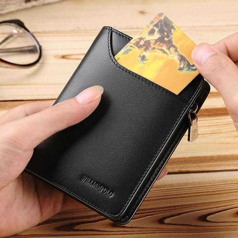 Men's Emperor Paul Short Genuine Leather First Men's Wallets