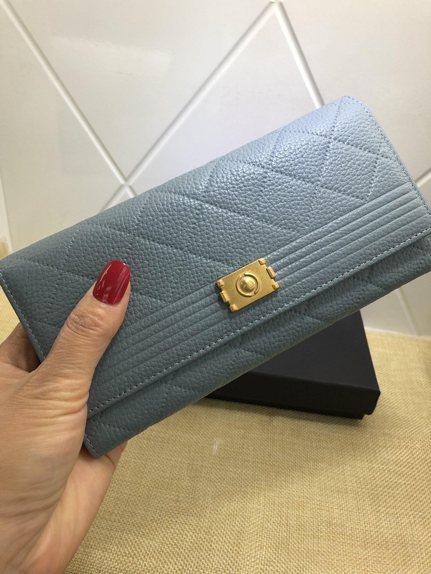 Women's Direct Wholesale Fashion Retro Long Genuine Leather Clutch Ladies Wallets