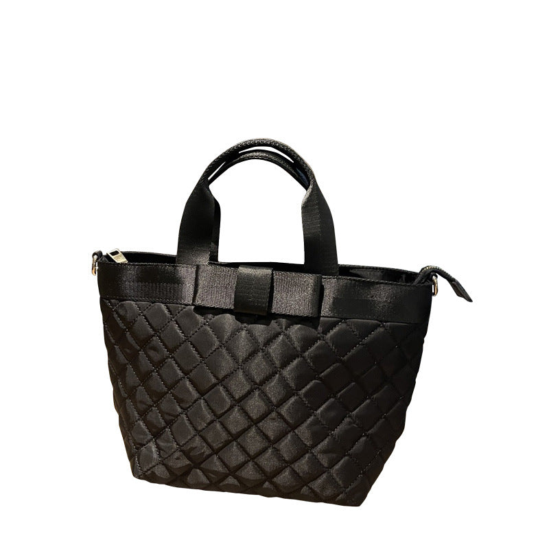 Medium Dumpling Simple Rhombus Oxford Nylon Bags