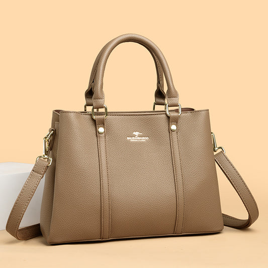 Women's Vintage Large Capacity Versatile Simple Leisure Handbags