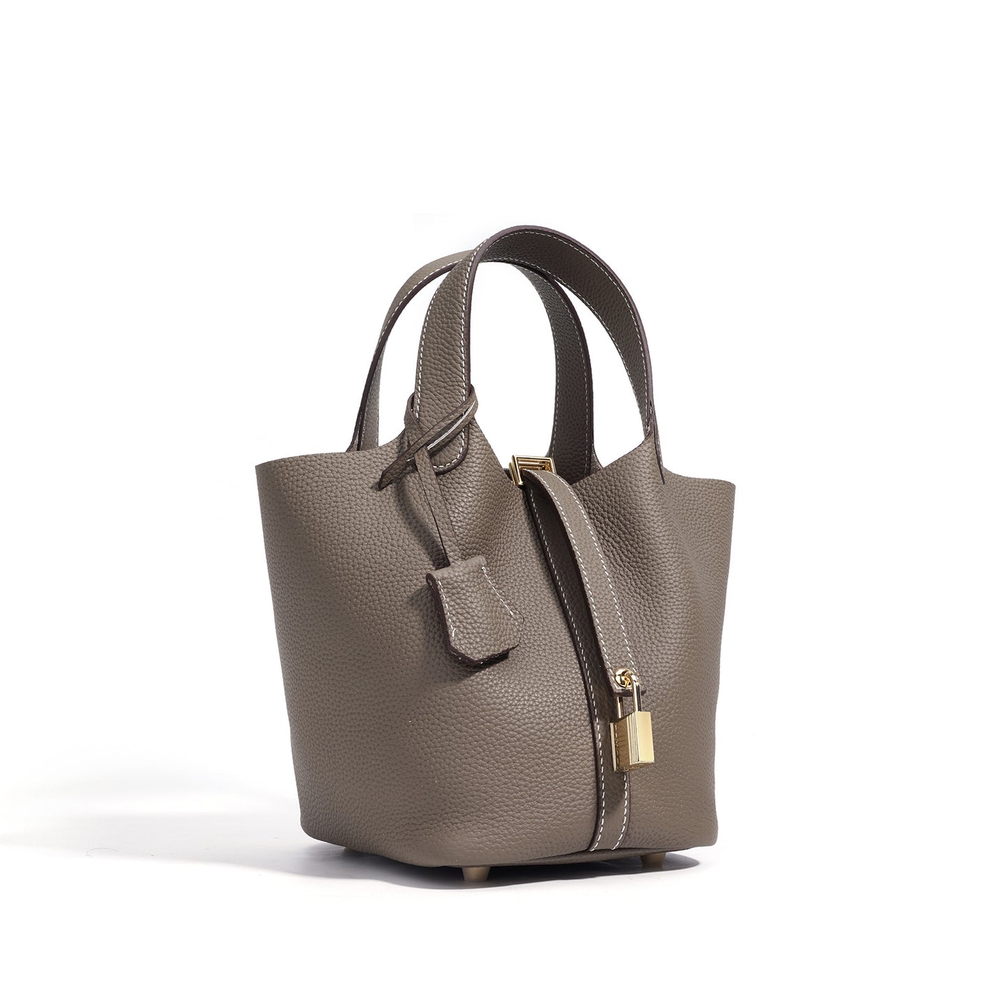 Women's Vegetable Basket Genuine Leather Design Advanced Texture Shoulder Bags