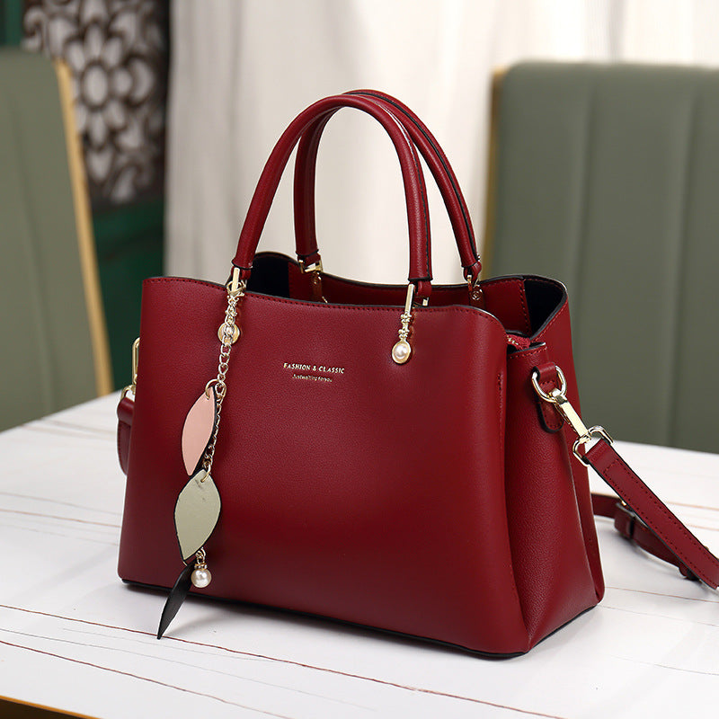 Women's Luxury Elegant High-grade Leather Large Capacity Handbags