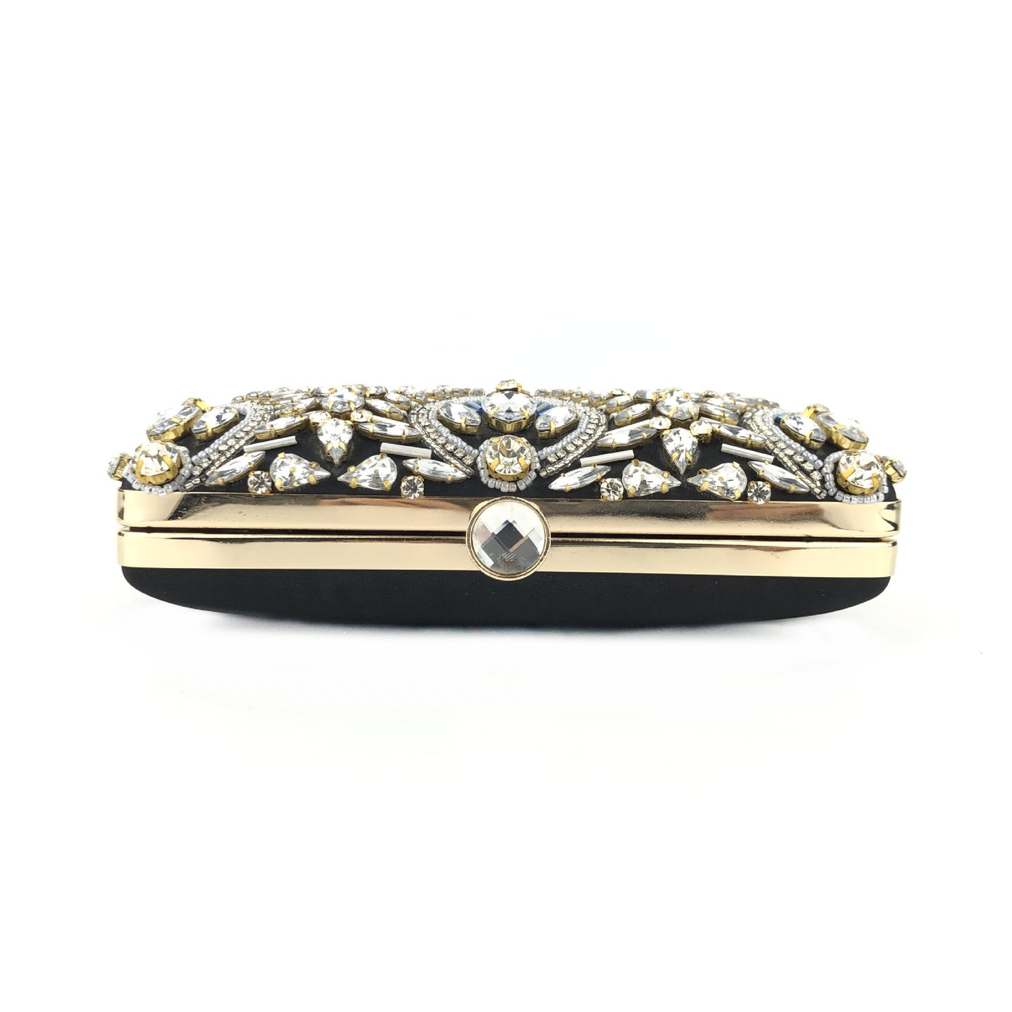 Pearl Embroidery Rhinestone Dress Banquet Clutch Evening Bags