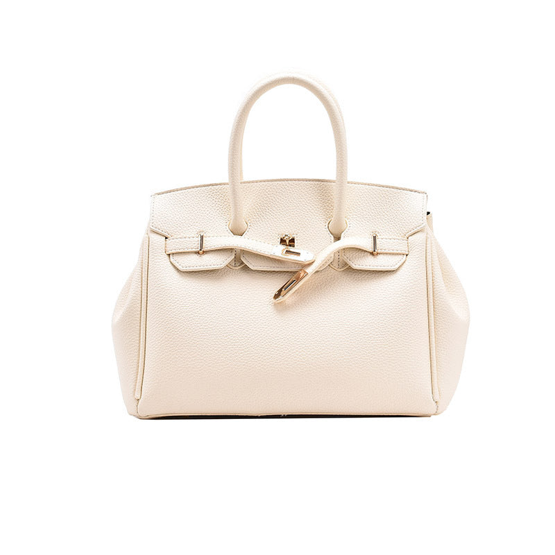 Women's Lychee Pattern Fashion Large Capacity Shoulder Bags