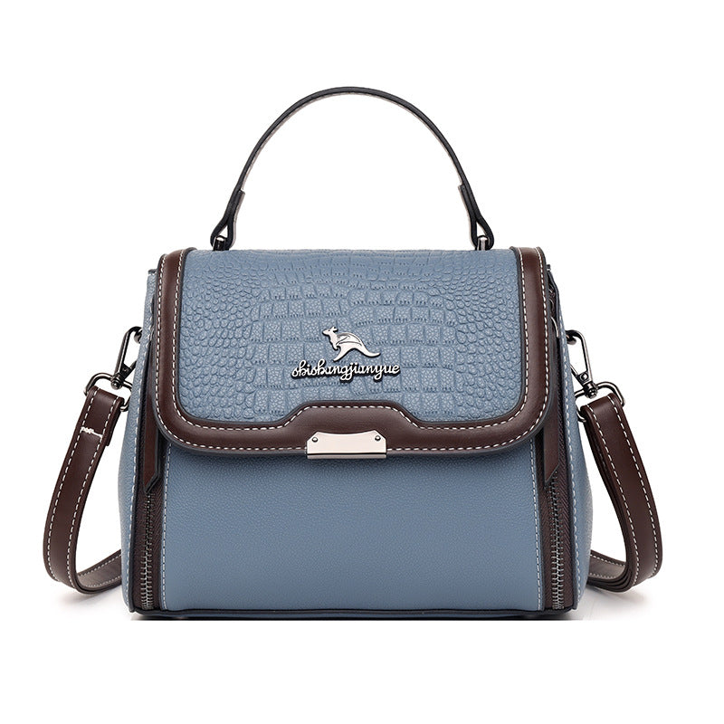 Women's Pattern Large Capacity Fashion Textured Doctor Shoulder Bags