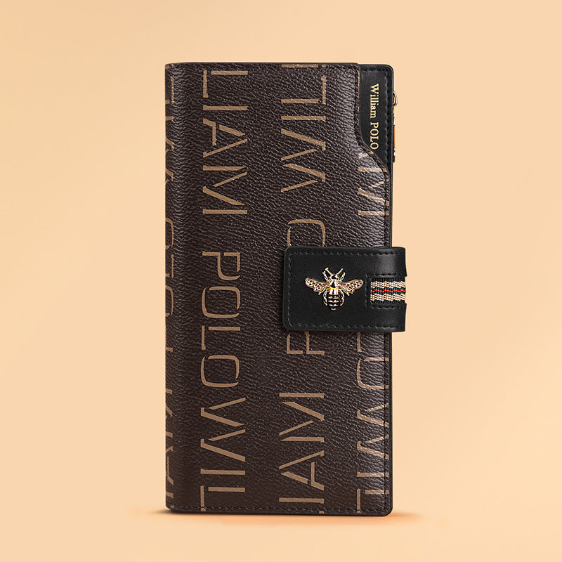 Women's Emperor Paul Female Lady Long Genuine Ladies Wallets
