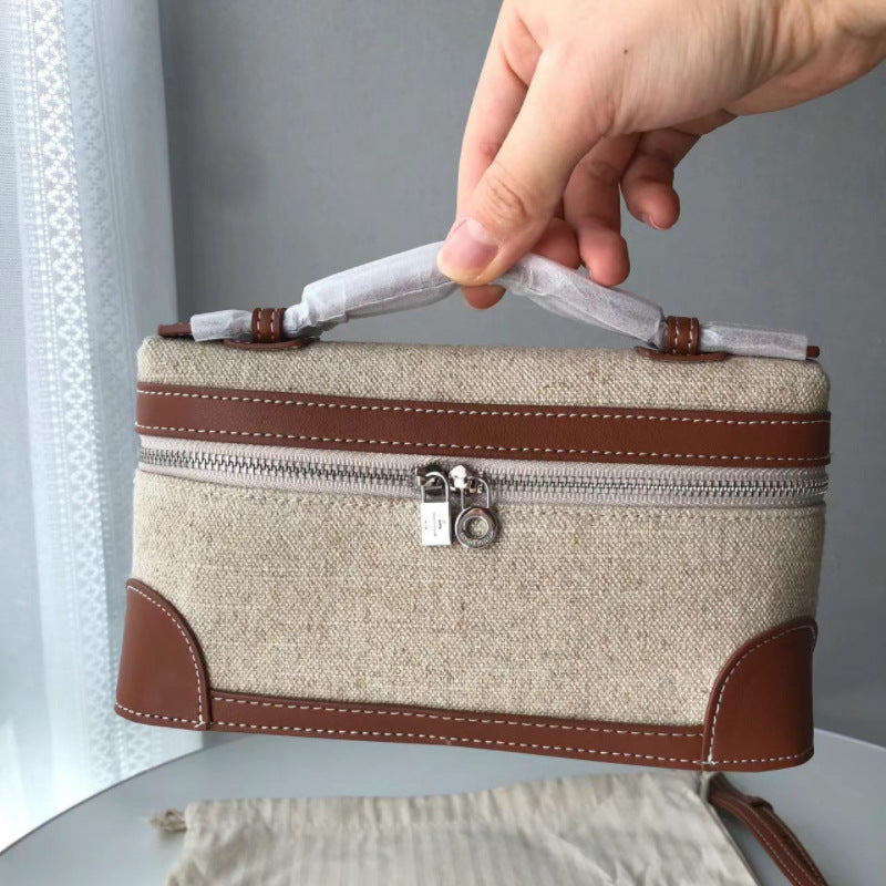 Women's Lunch Box Genuine Leather Simple Niche Bags