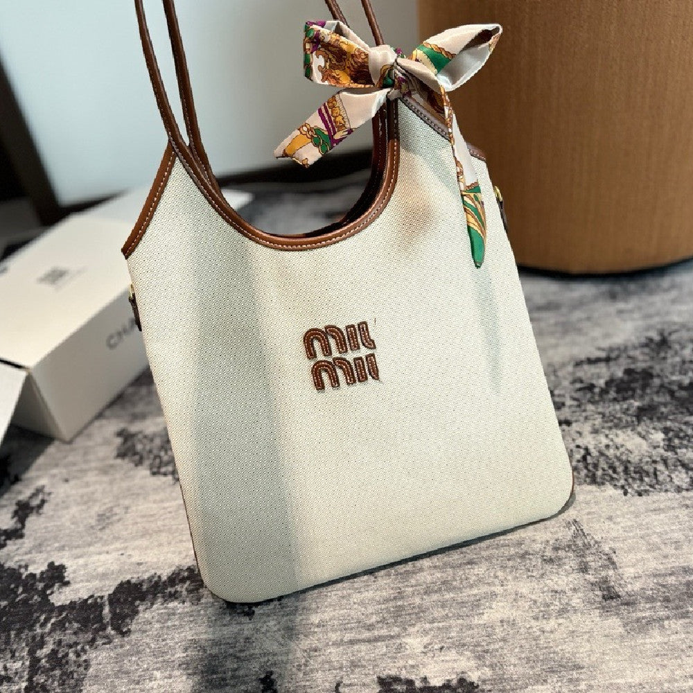 Women's Home Canvas Large Capacity Totes Idle Shoulder Bags