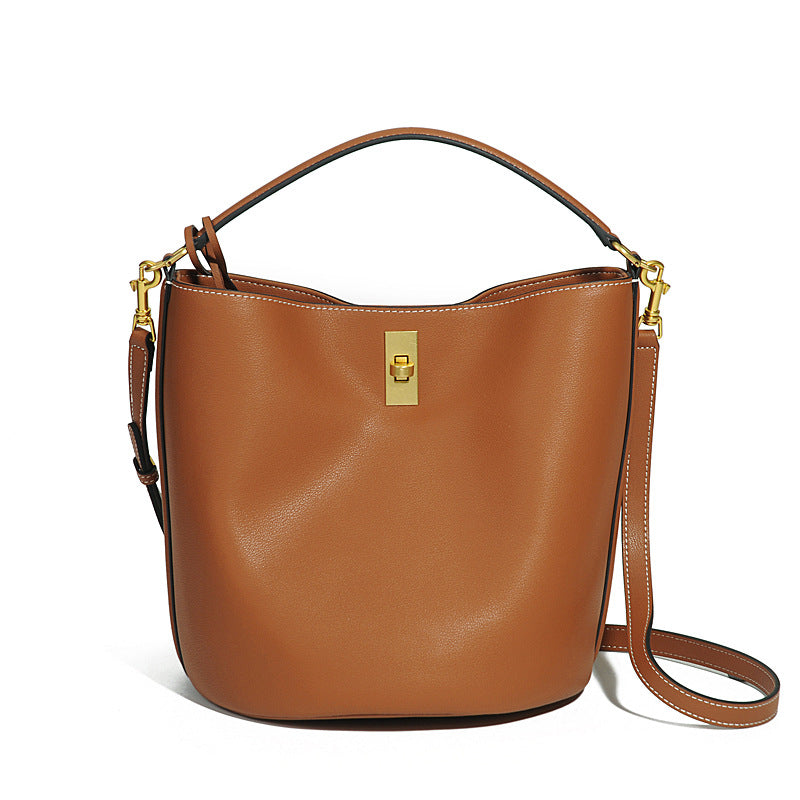 Charming Genuine Leather Large Capacity Mother Crossbody Bags