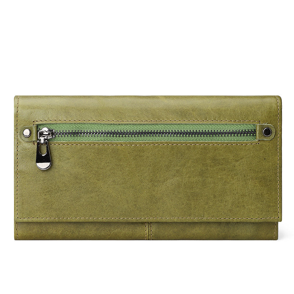 Women's Paul Leather Clutch Large Capacity Long First Ladies Wallets