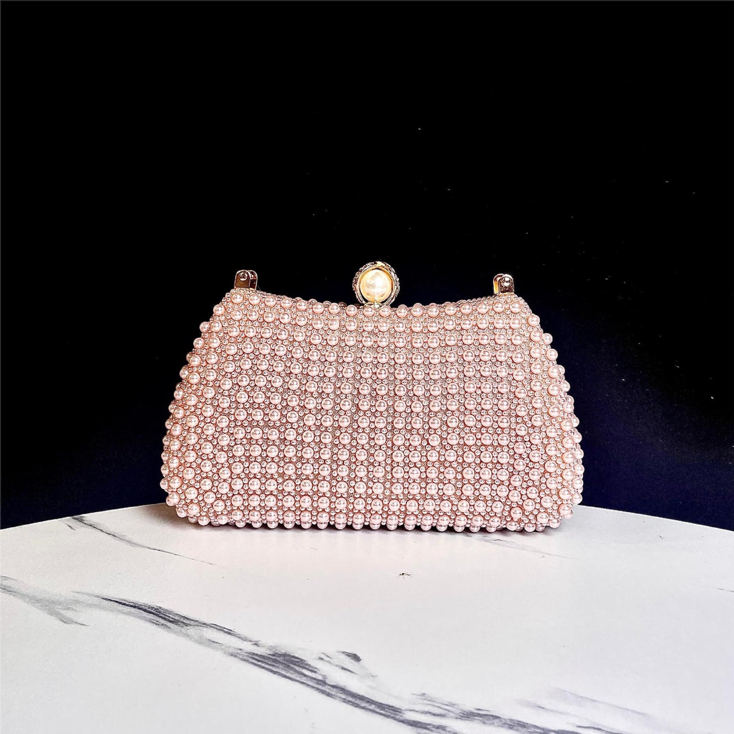 Trendy Elegant Handmade Pearl Dress Banquet Evening Bags