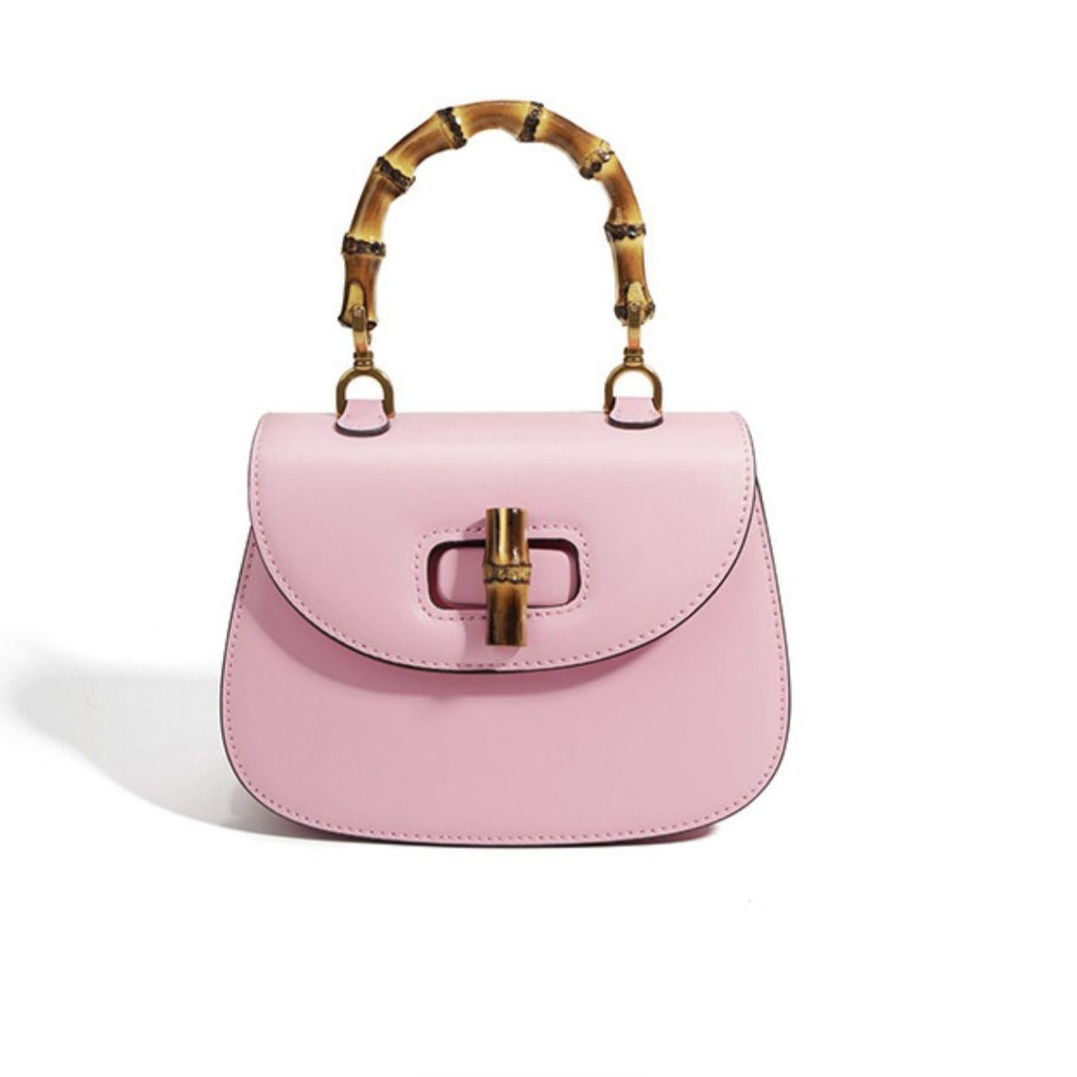 Women's Retro Bamboo Saddle Portable Fashion For Handbags