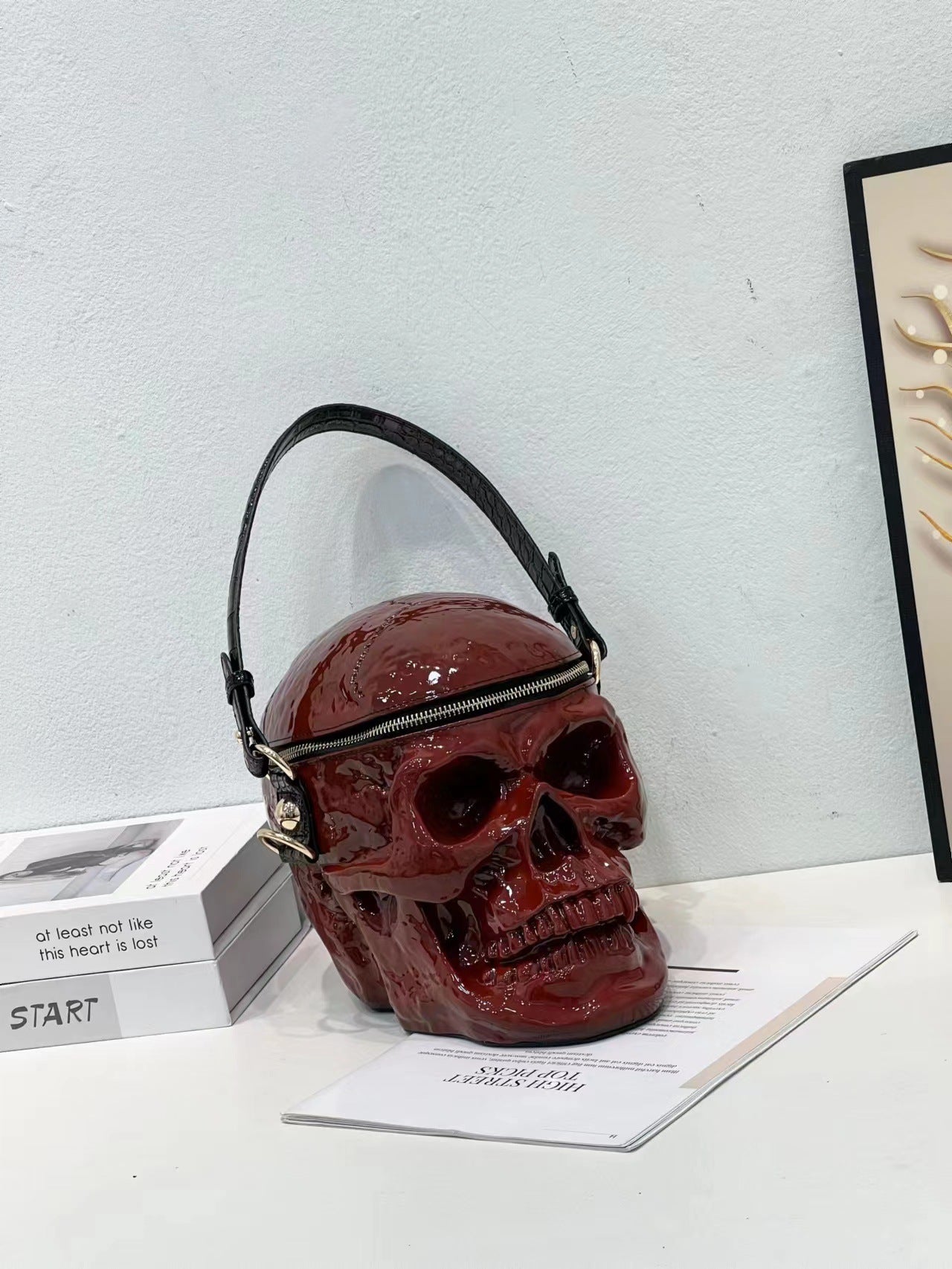 Fashion Slouchy Skull Funny Halloween Style Handbags