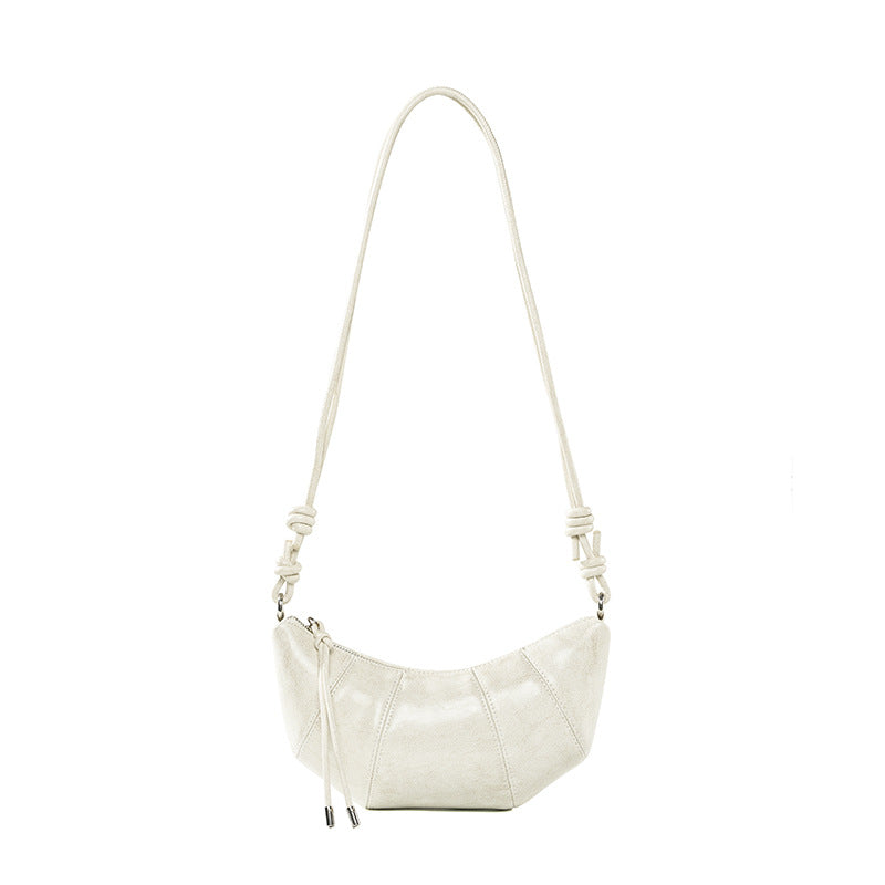 Women's Croissant Versatile White Lightweight Commuter Advanced Shoulder Bags