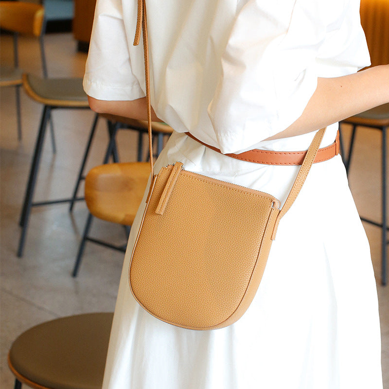 Women's Genuine Leather Design Shell Mobile Fashion Crossbody Bags