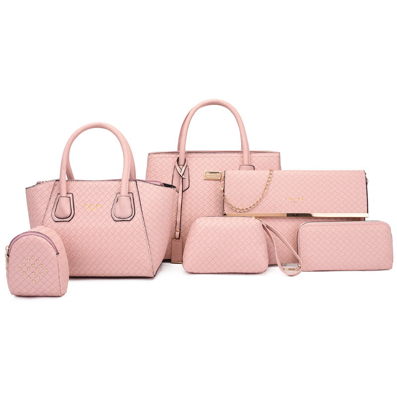 Women's Woven Retro Large Capacity Portable Shoulder Bags